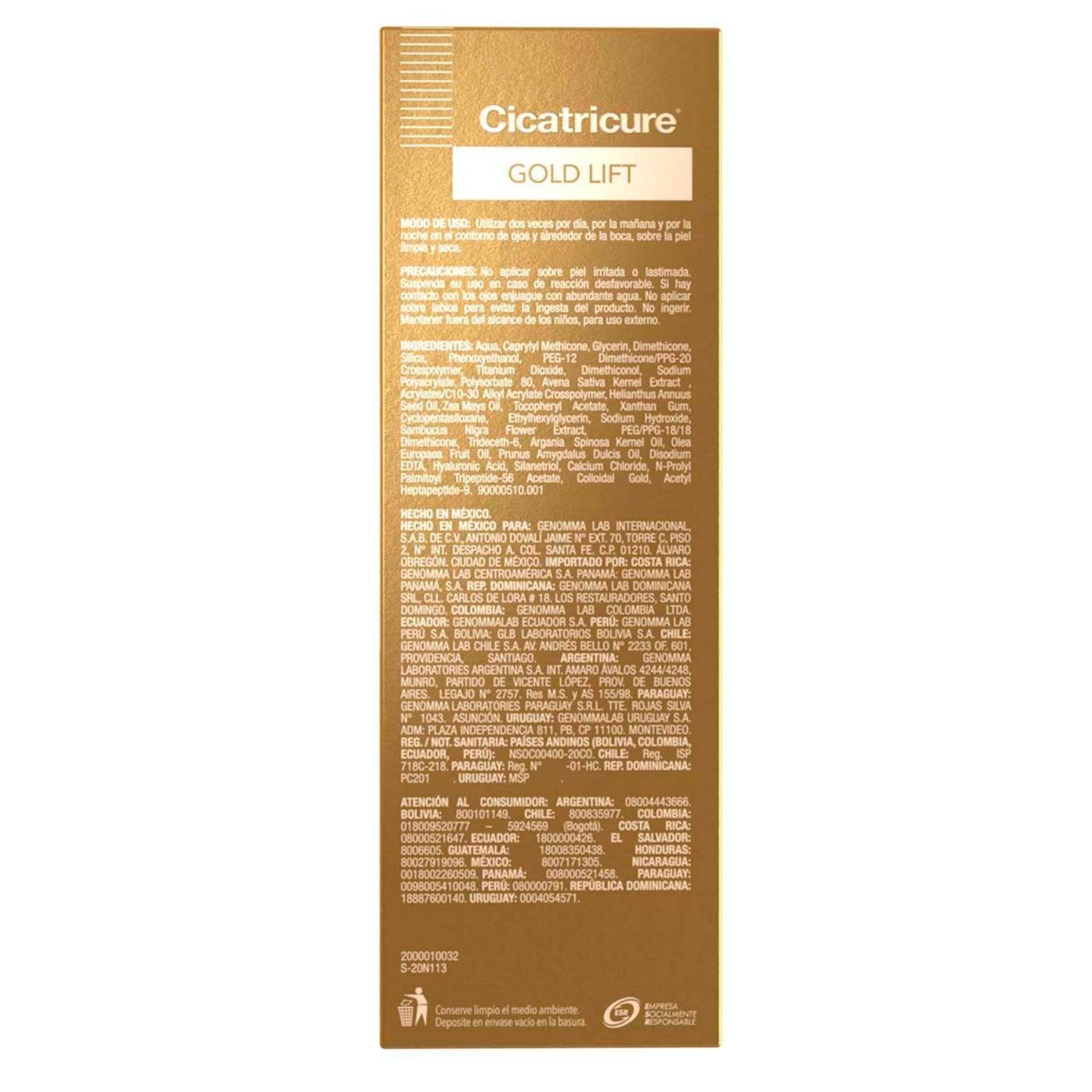 CICATRICURE GOLD LIFT CONTORNO DUO 15 GR-3
