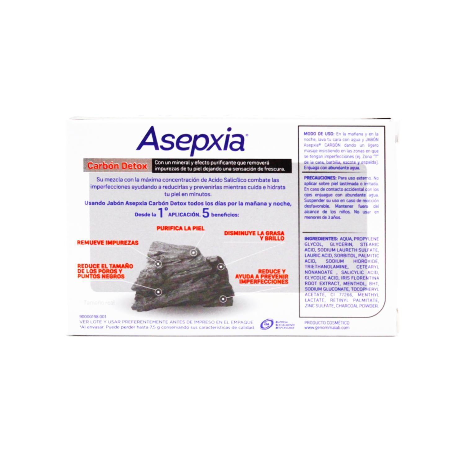 ASEPXIA JABÓN CARBÓN 100 GR-2