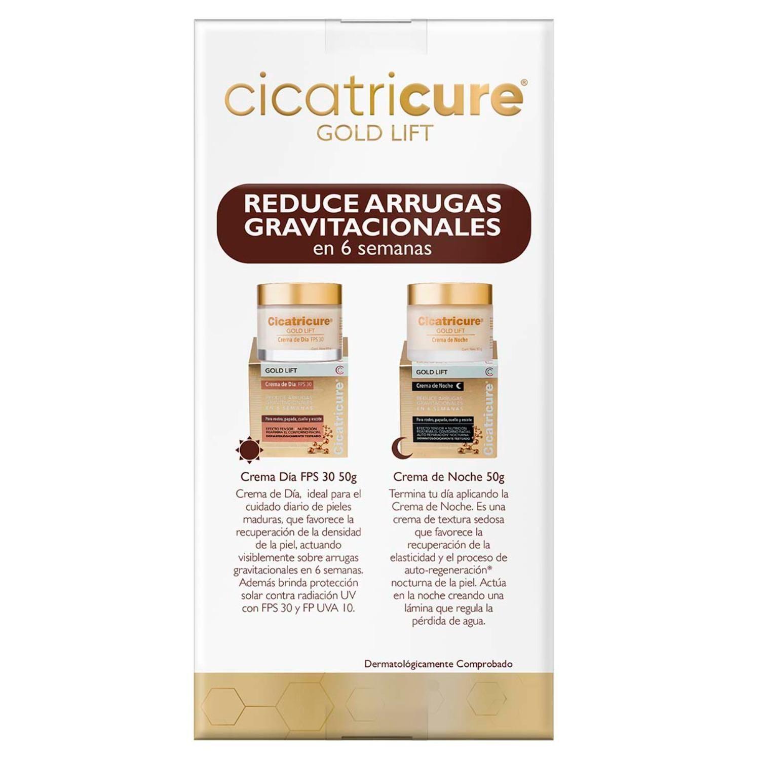 PACK CICATRICURE GOLD LIFT CREMA DIA + GOLD LIFT CREMA NOCHE-1