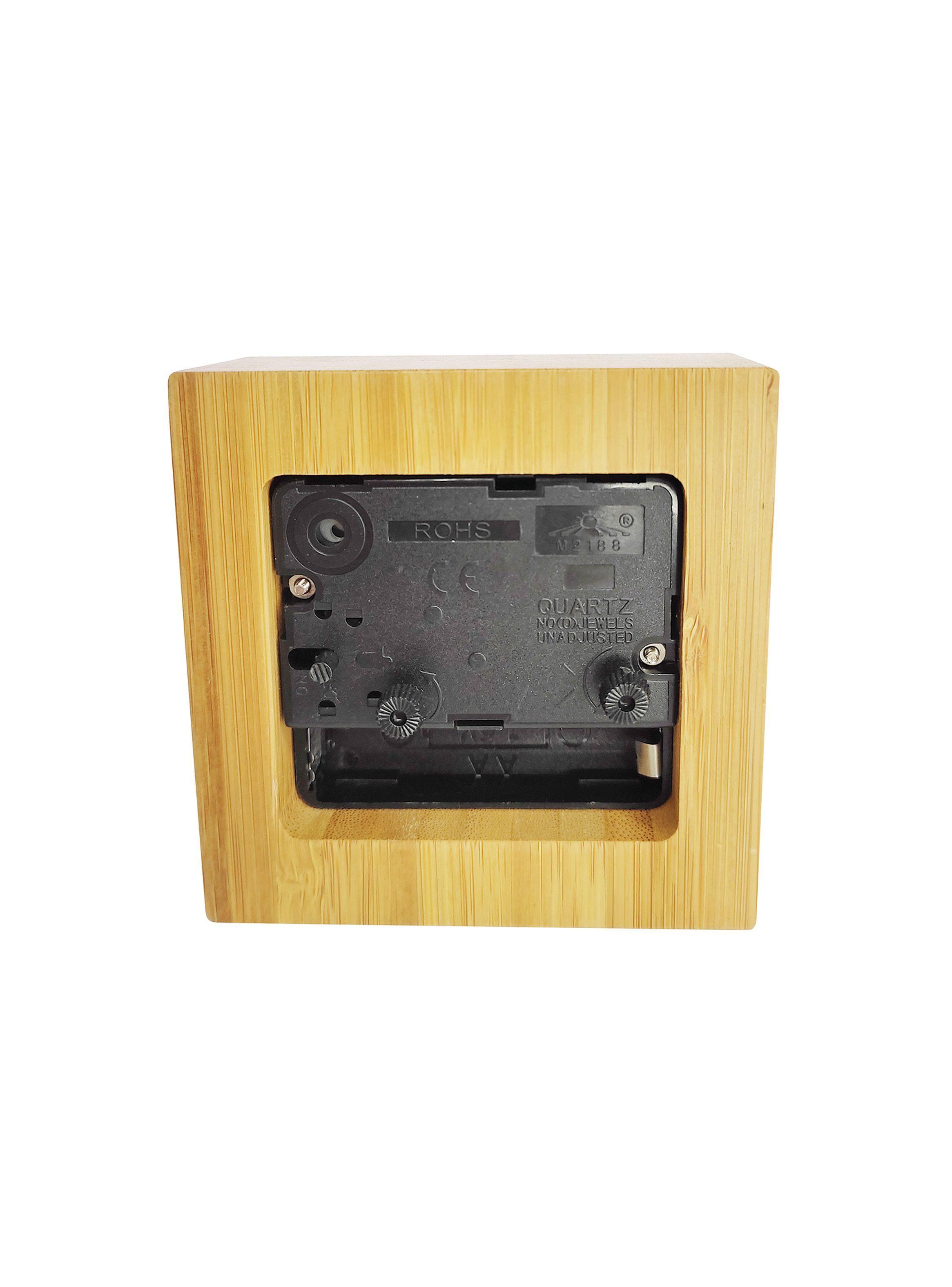 Reloj Despertador De Bamboo Garetto-2