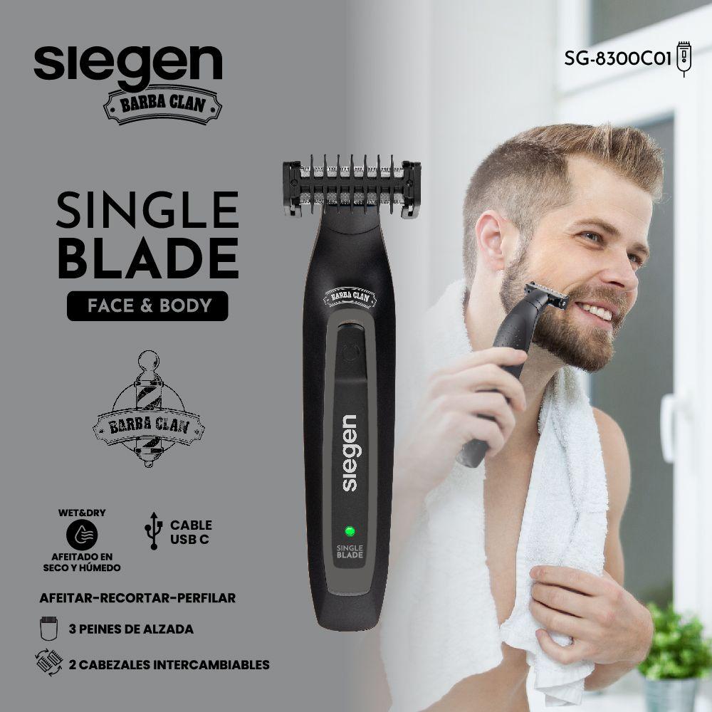 Afeitadora Facial y Corporal SG-8300C01 Carga Rápida + Acc-2