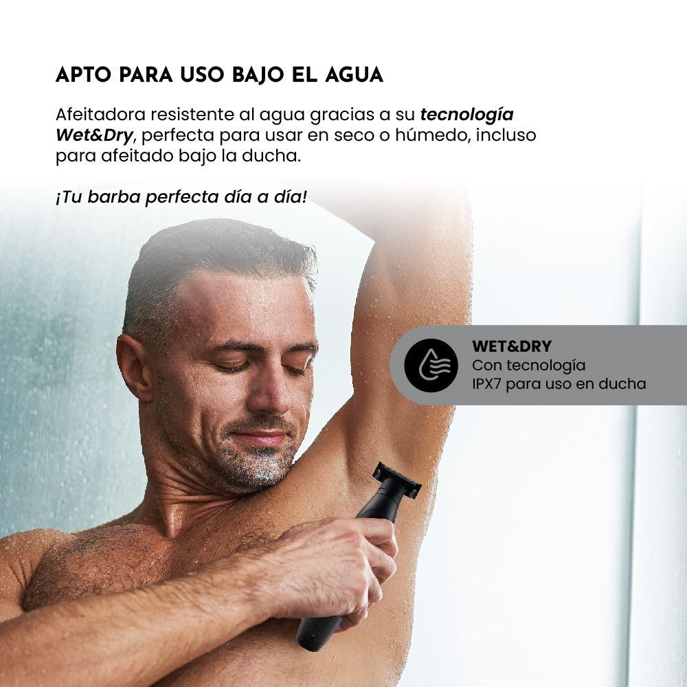 Afeitadora Facial y Corporal SG-8300C01 Carga Rápida + Acc-3