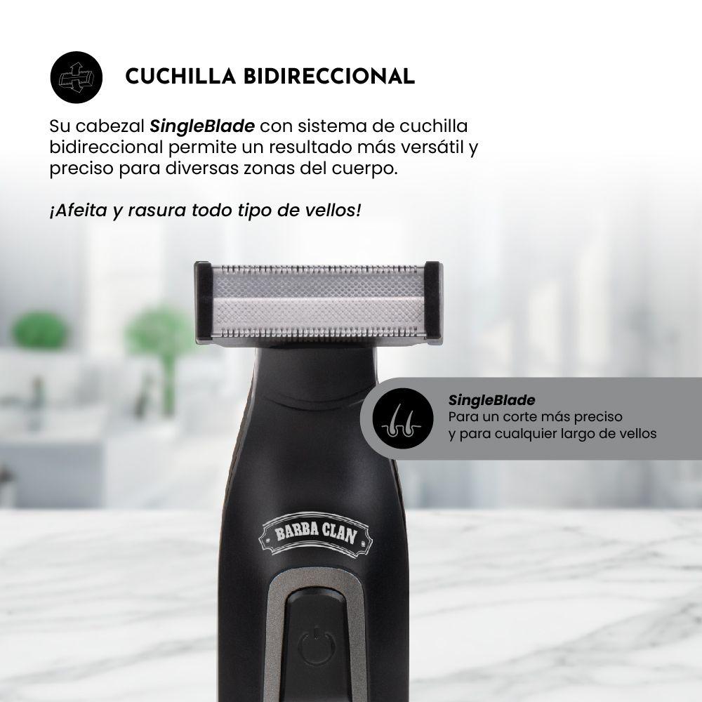 Afeitadora Facial y Corporal SG-8300C01 Carga Rápida + Acc-5