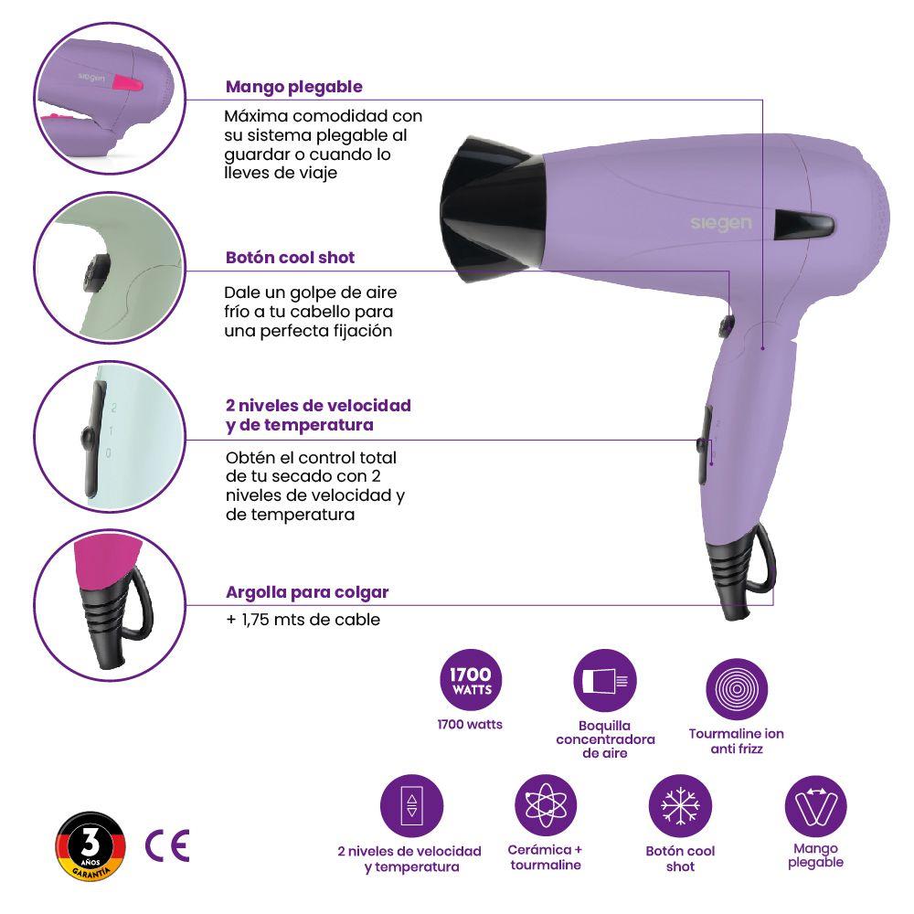 Secador Let`S Go Travel Siegen SG-3012C59-6