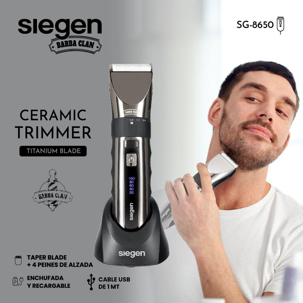 Cortapelos Trimmer SG-8650, Base Cargadora y Carga Rápida-2