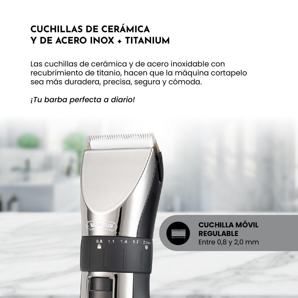 Cortapelos Trimmer SG-8650, Base Cargadora y Carga Rápida-3
