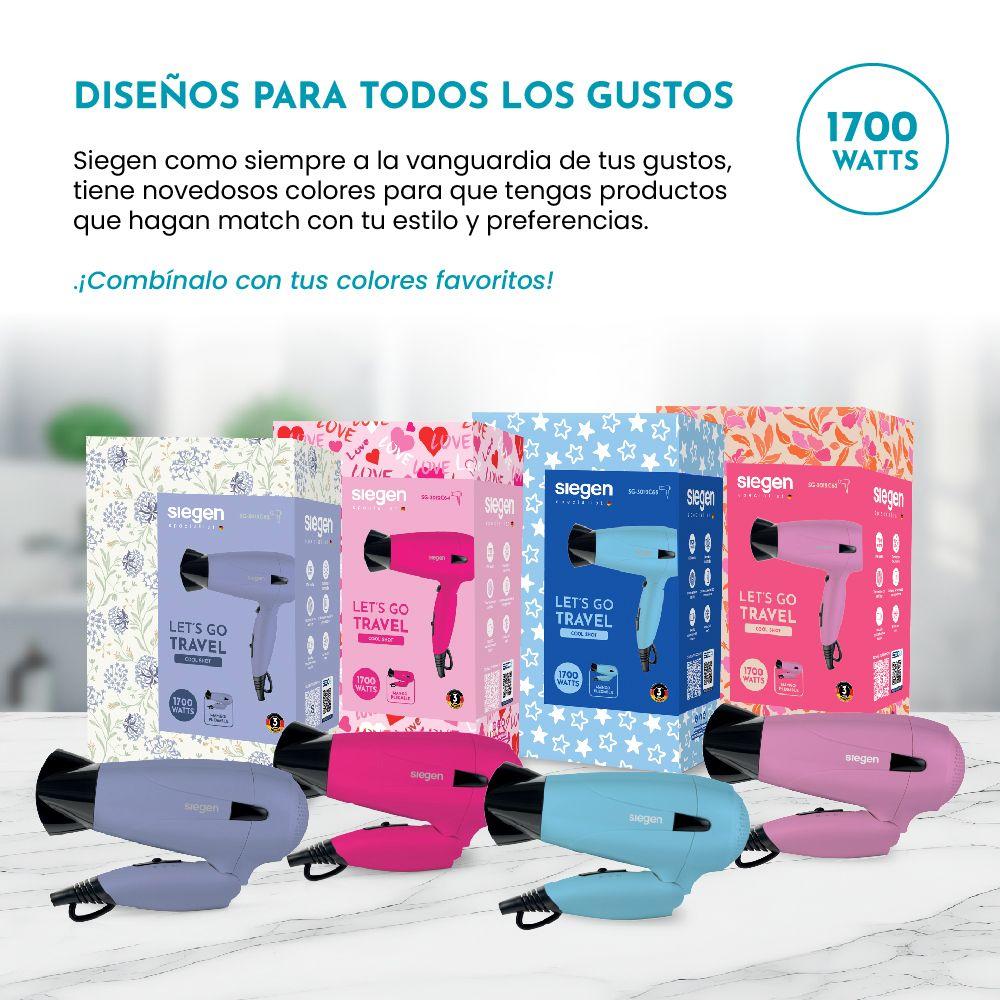 Secador Let`S Go Travel Siegen SG-3012C65-5