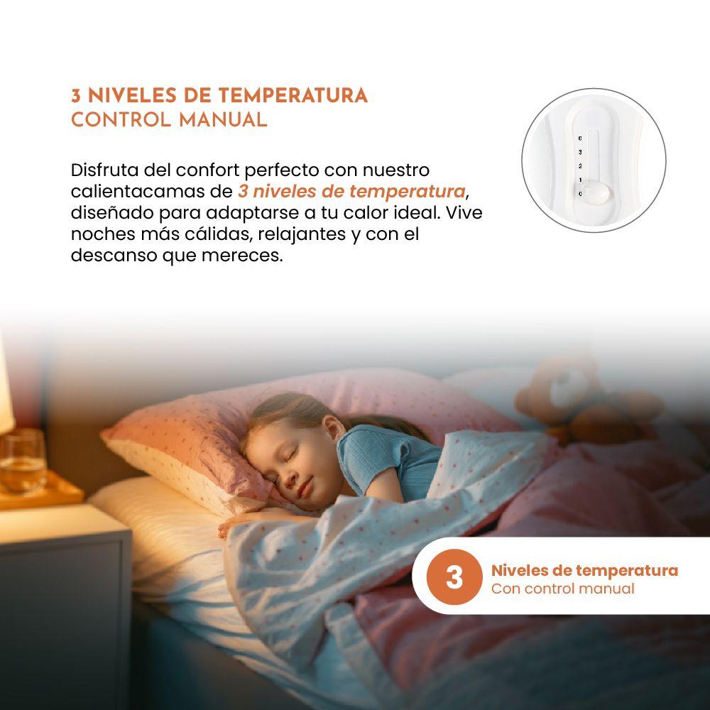 CALIENTA CAMA SIEGEN SG-5010 1 PLAZA (150 X 80 cms)-2