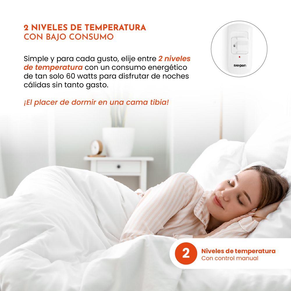 CALIENTA CAMA SIEGEN SG-5120D5 1 PLAZA (150 X 80 cms)-2