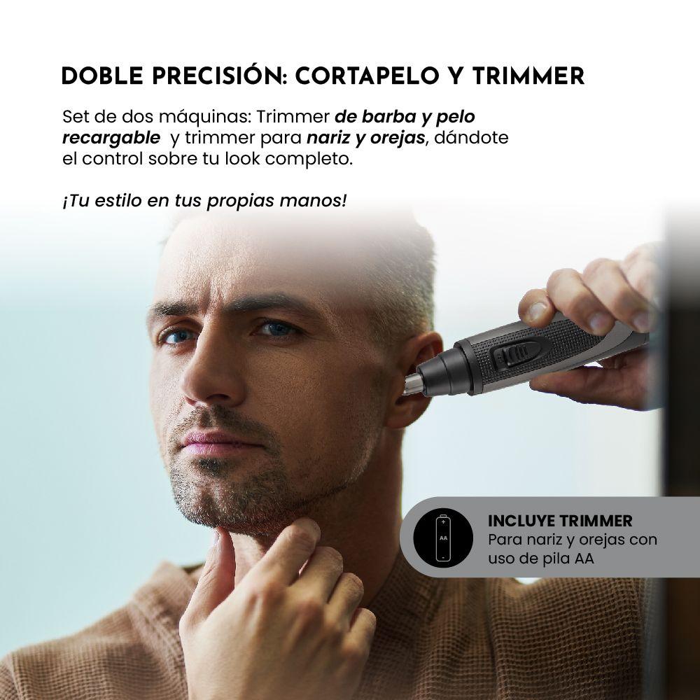 Cortapelos Trimmer SG-8410C01 Enchufada y Recargable-3