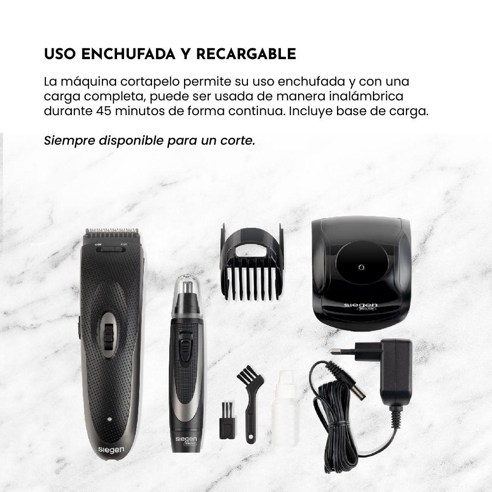 Cortapelos Trimmer SG-8410C01 Enchufada y Recargable-4