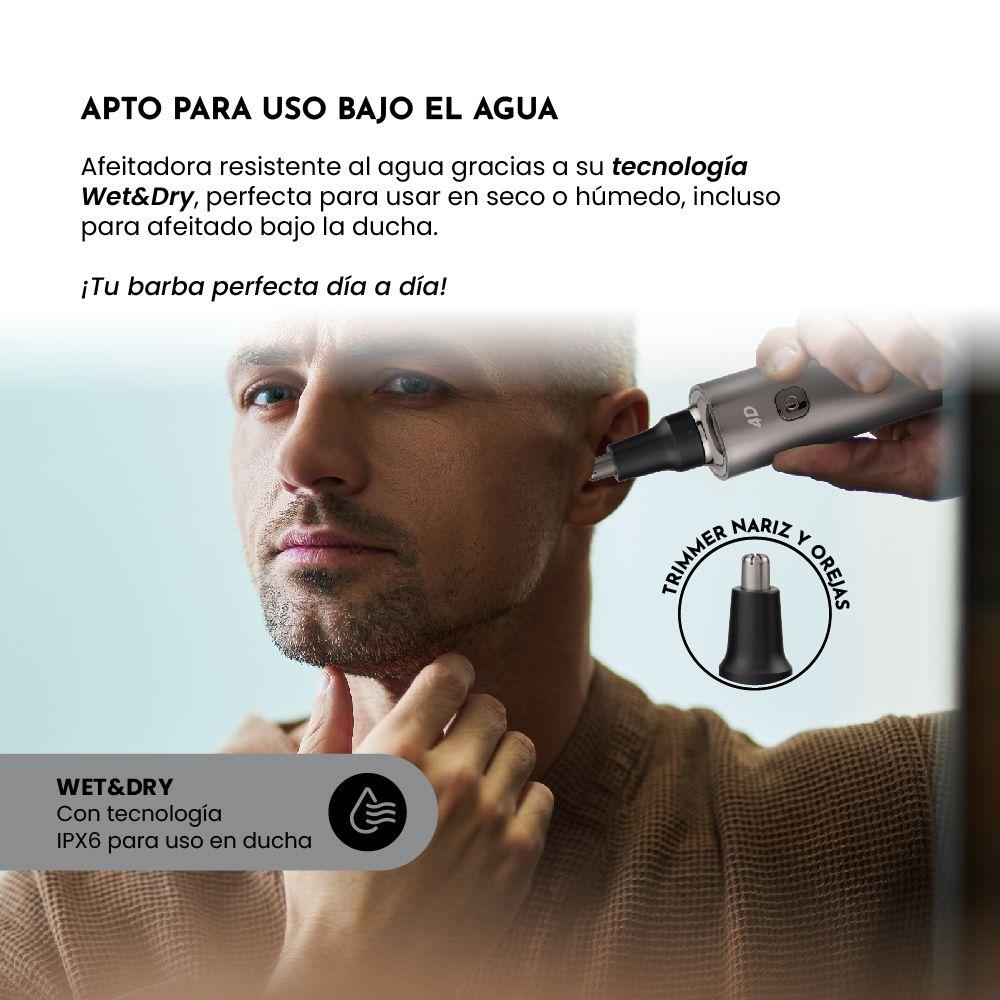 Afeitadora SG-7220 3 en 1 Uso Húmedo/Seco, 4D+Accesorios-2