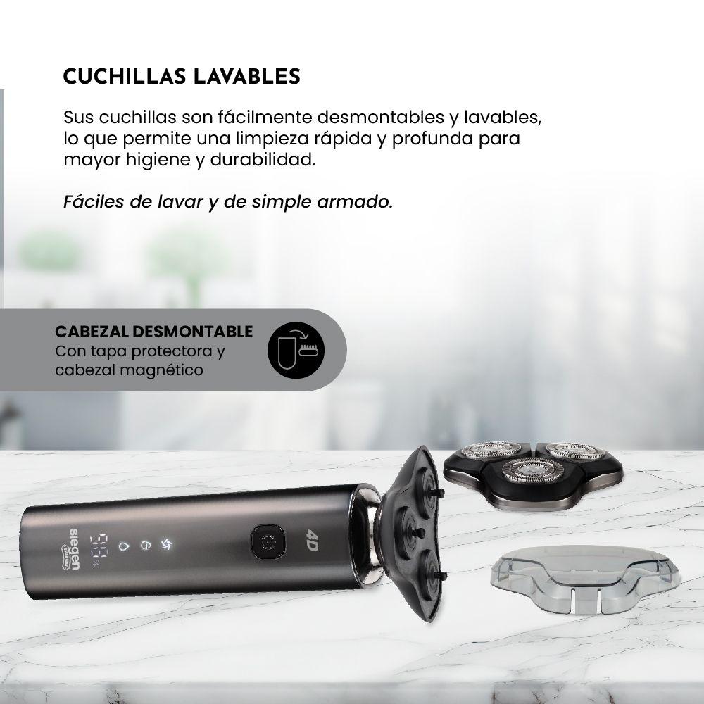 Afeitadora SG-7220 3 en 1 Uso Húmedo/Seco, 4D+Accesorios-3