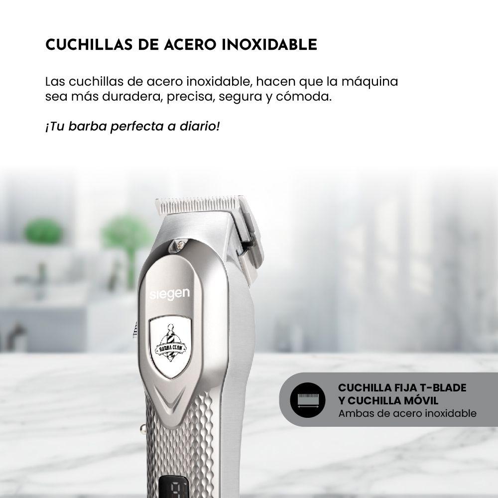 Cortapelos Clipper SG-8700 Rebajador Barba Carga Rápida+Base-5