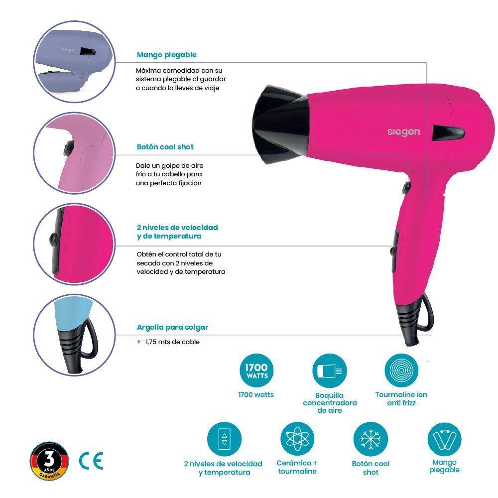 Secador Let`S Go Travel Siegen SG-3012C64-7