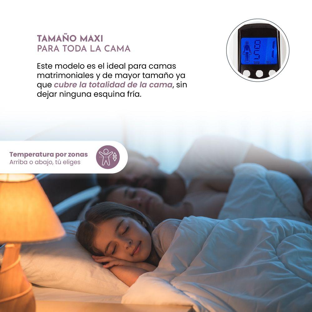 CALIENTA CAMA SIEGEN SG-5501 2 PLAZAS  (152 X 190 cms)-3