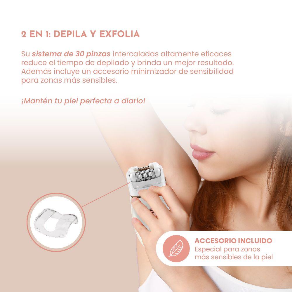 DEPILADORA SIEGEN SG-9004ex Doble Cabezal Exfoliador-2