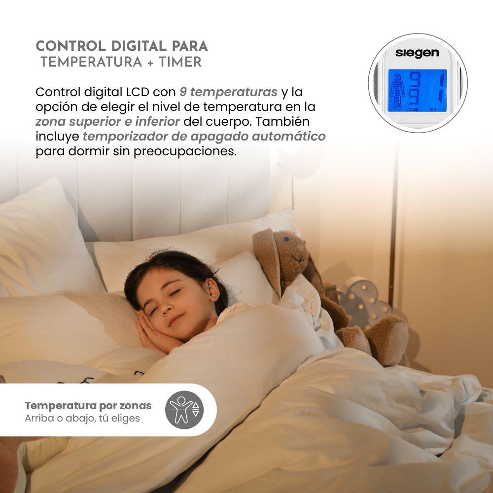 CALIENTA CAMA SIEGEN SG-5350 1 PLAZA (150 X 80 cms)-3