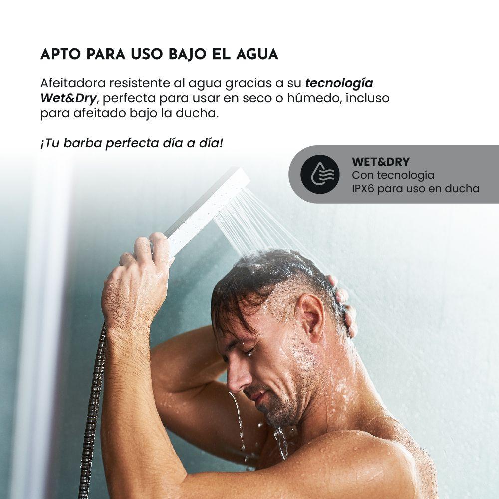 Afeitadora SG-7205 Uso Húmedo/Seco 4D y Carga Rápida-2