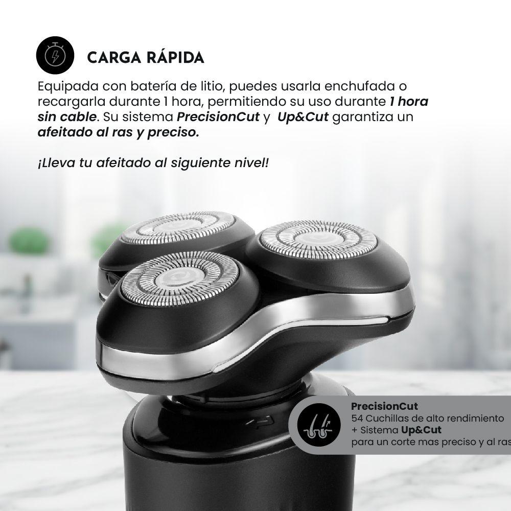 Afeitadora SG-7205 Uso Húmedo/Seco 4D y Carga Rápida-4