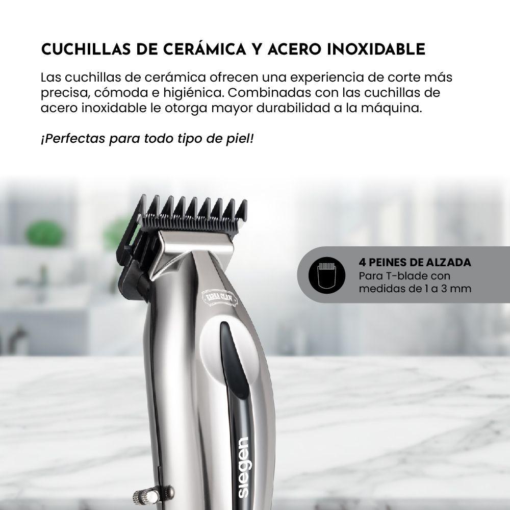 Cortapelos Trimmer SG-8605 con carga rápida y recargable-3