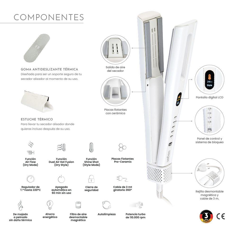 Secador Duo AirFlow Styler 3 en 1 Secador, Alisador SG-B5000-6