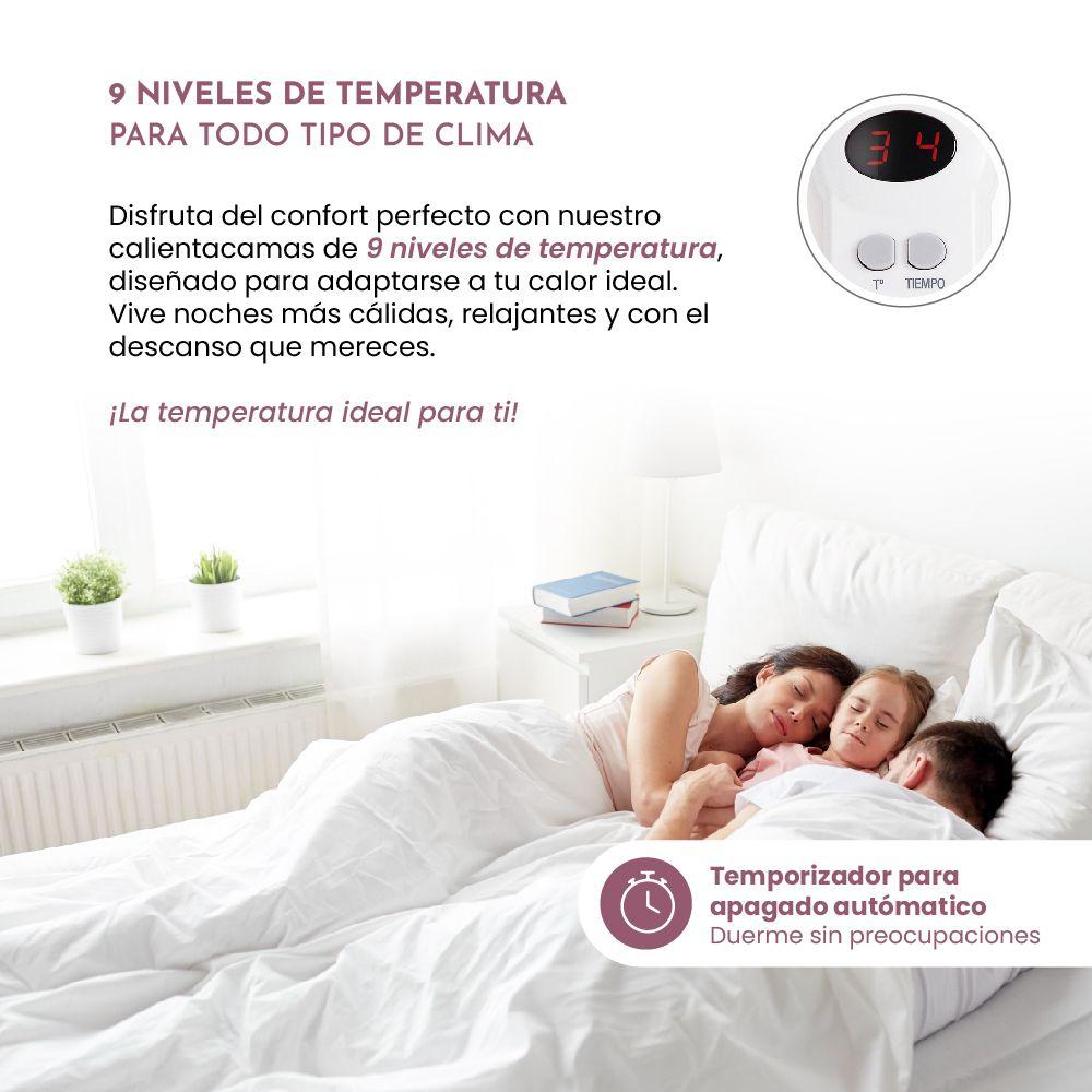 CALIENTA CAMA SIEGEN SG-5151 2 PLAZAS (150 X 140 cms)-2