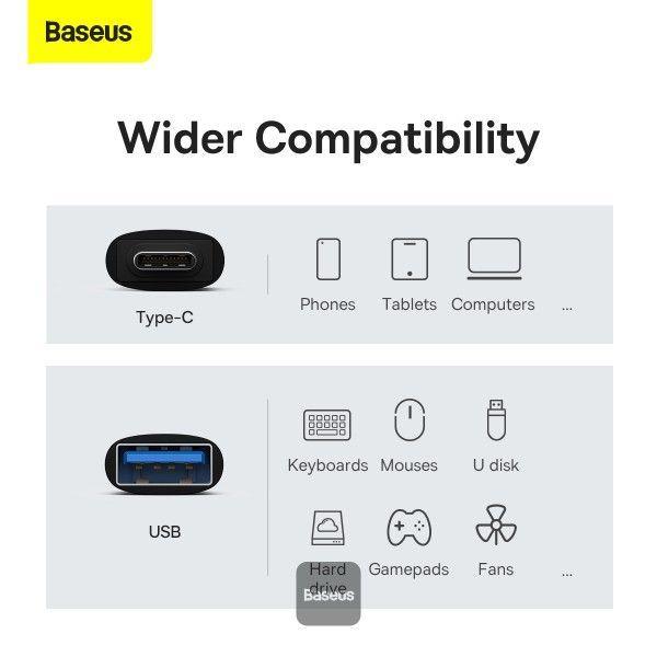 Mini Adaptador OTG Tipo-C a USB-A 3.1 10GB Negro-2