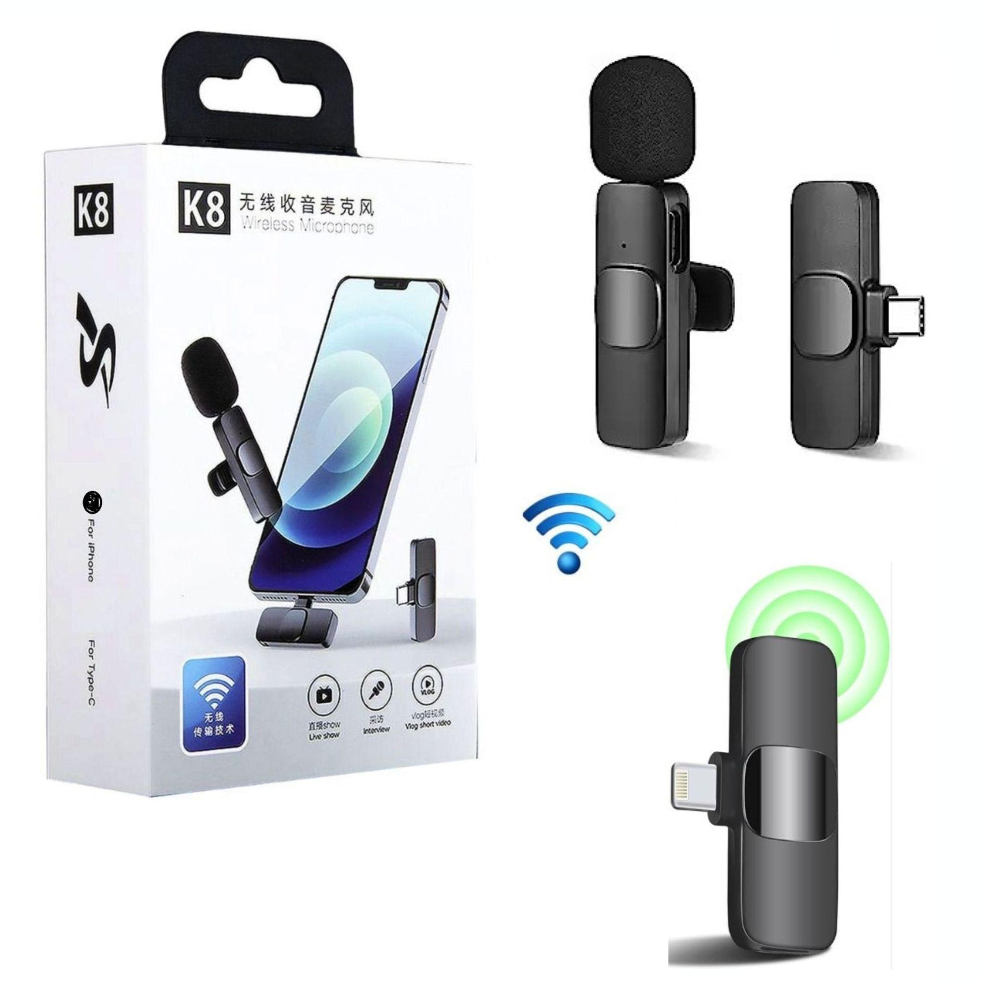 Micrófono Inalámbrico K8 para iPhone - Android tipo C-0