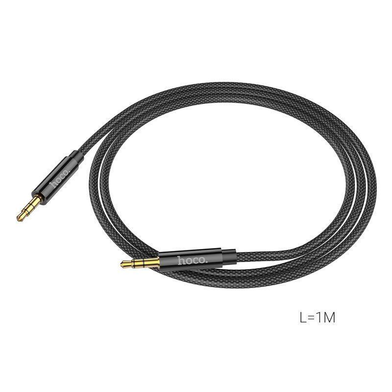 Cable Auxiliar Audio Jack 35mm Negro 1M-2
