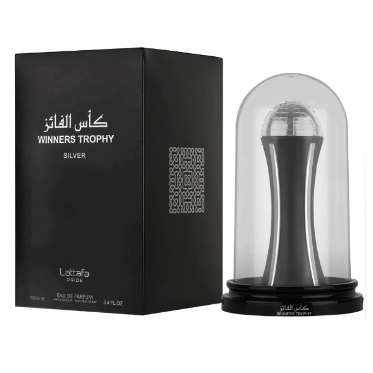 Pride Winner Trophy Silver 100ML Edp Unisex Lattafa-0