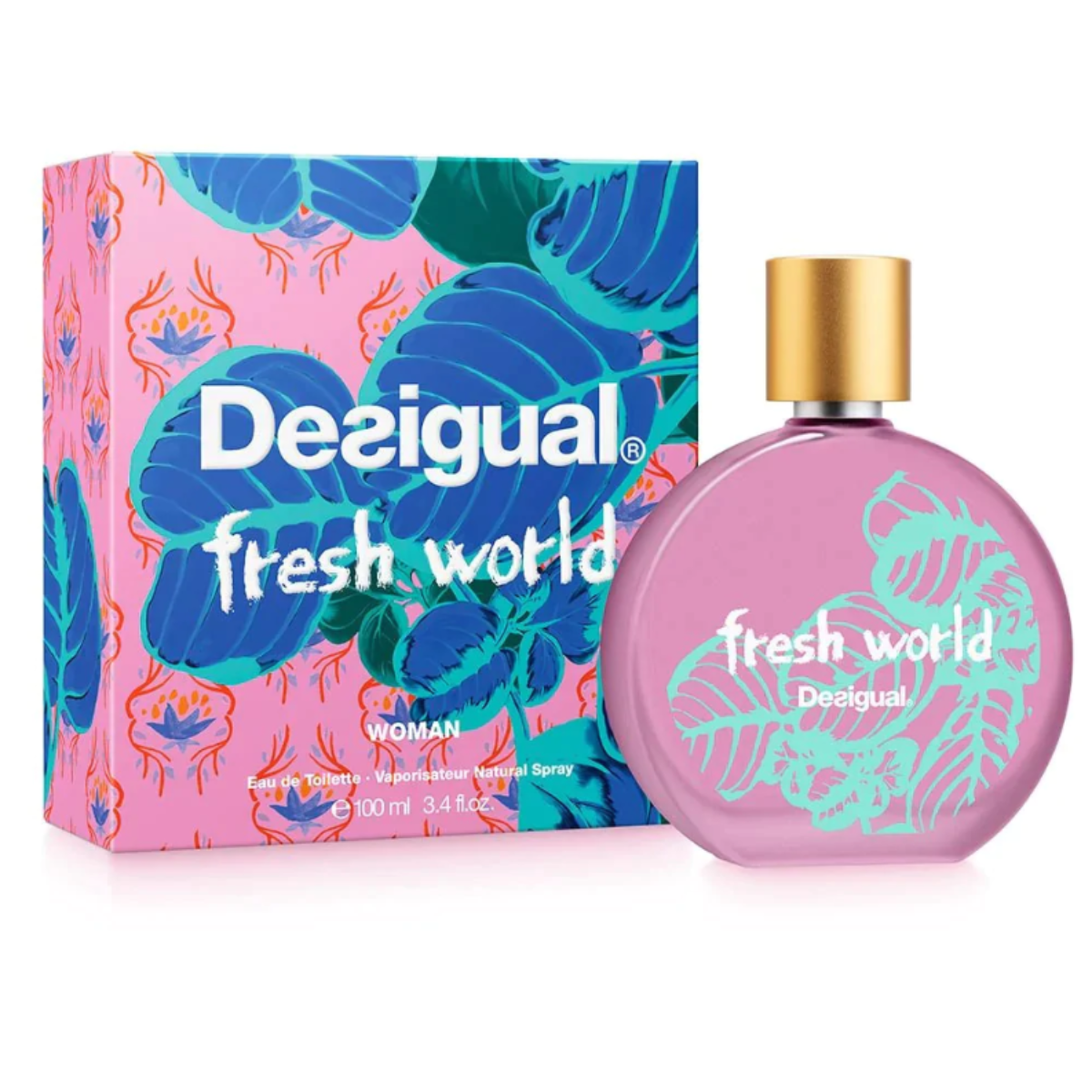 Desigual Fresh World Edt Mujer 100Ml-0