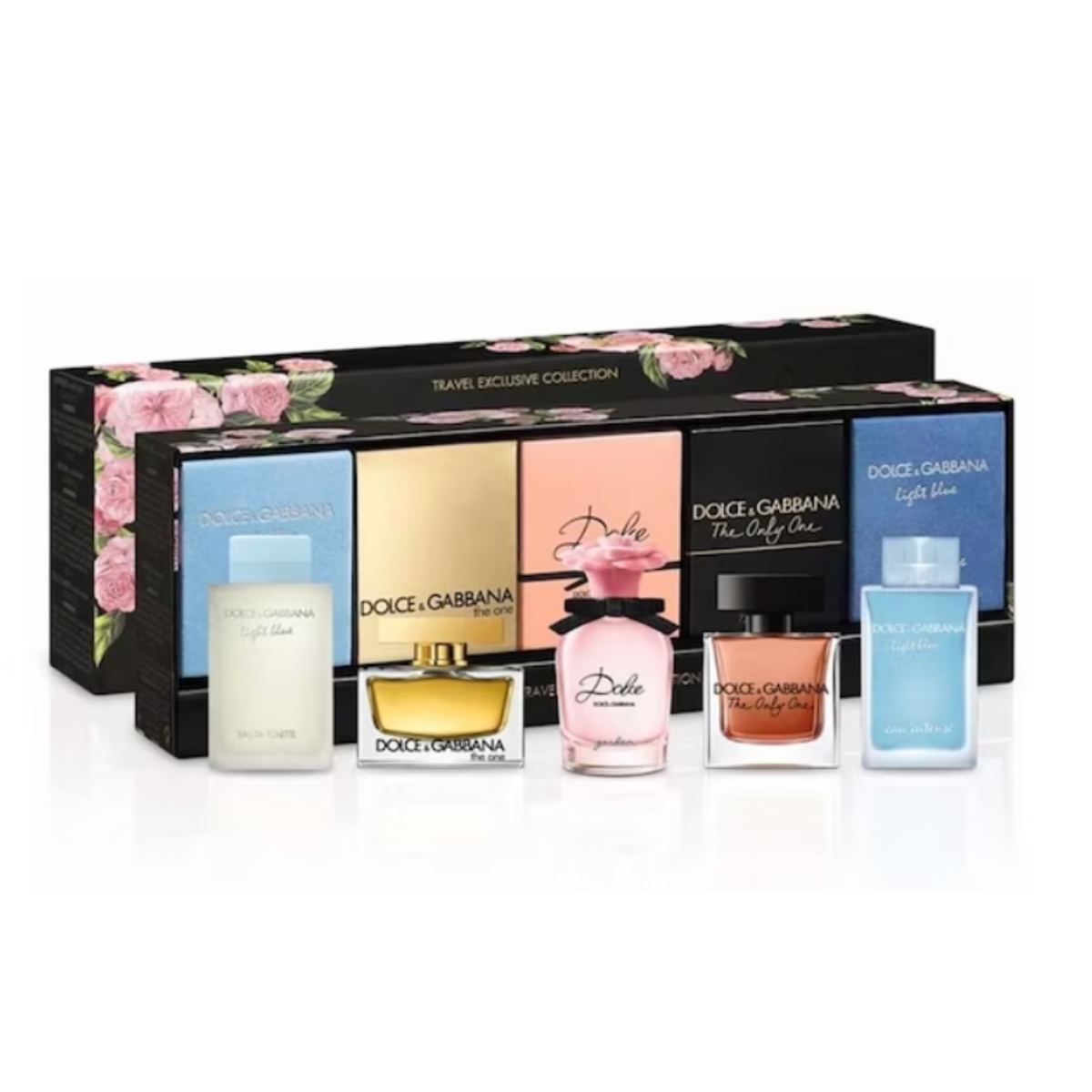 Estuche Miniaturas D&G Light Blue 4.5Ml+The One 5Ml+Garden 5Ml+Only 7.5Ml+Eau Intense 4.5Ml Mujer-0