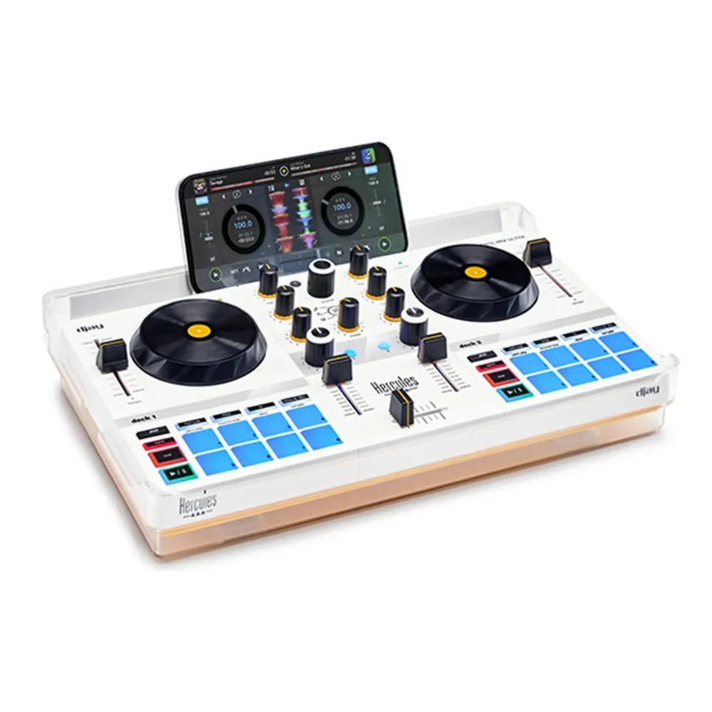 Controlador DJ Hercules Mix Ultra Compacto Inal mbrico y Compatible con Smartphone Tablet y PC-2