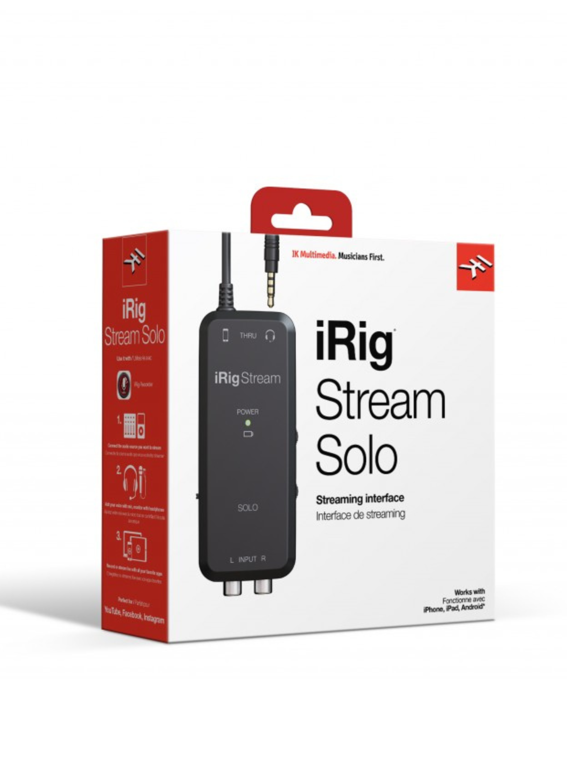 INTERFAZ DE AUDIO IRIG STREAM SOLO-3