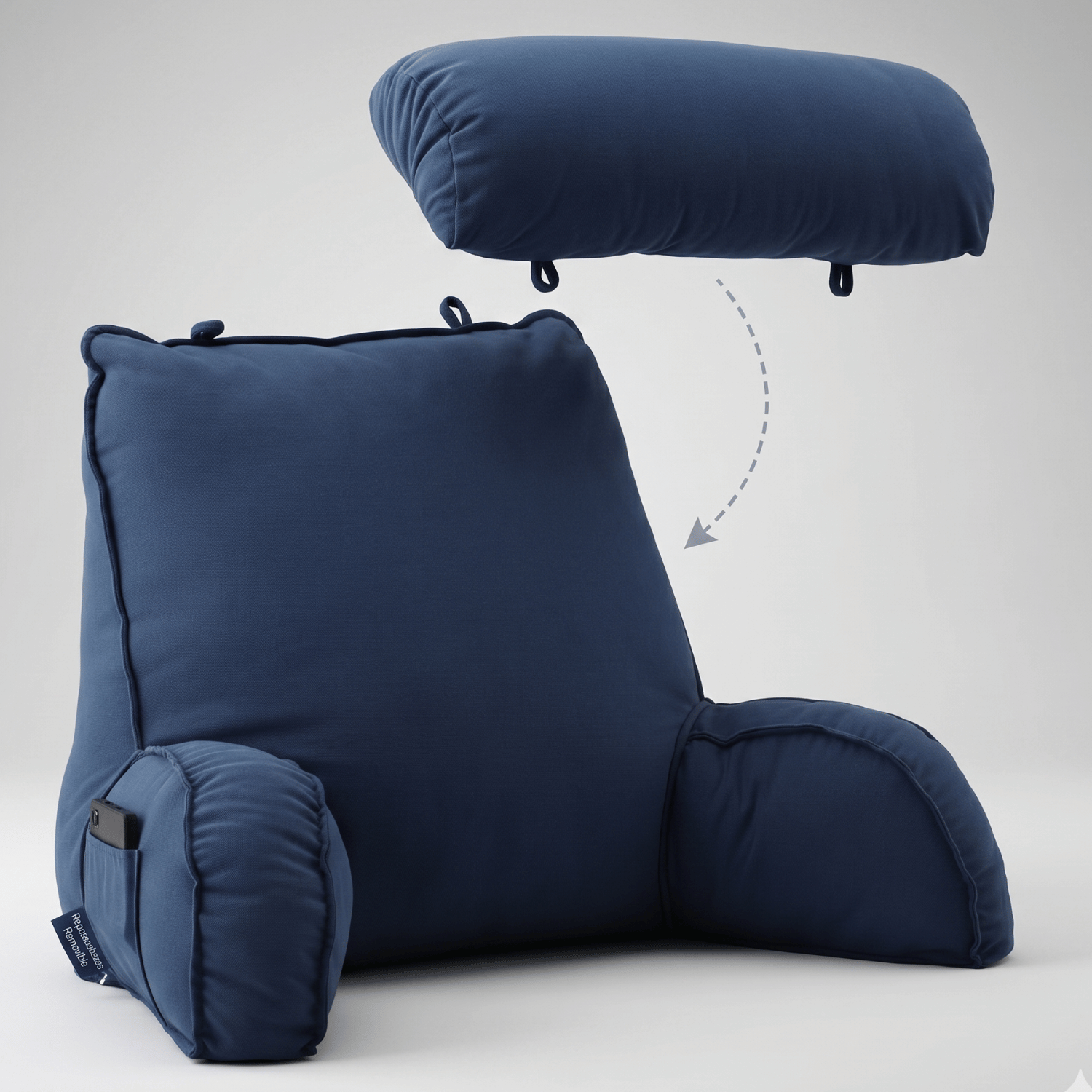 Cojín Reposa espalda Ergonómico Ideal Para Lectura Y Descanso-3