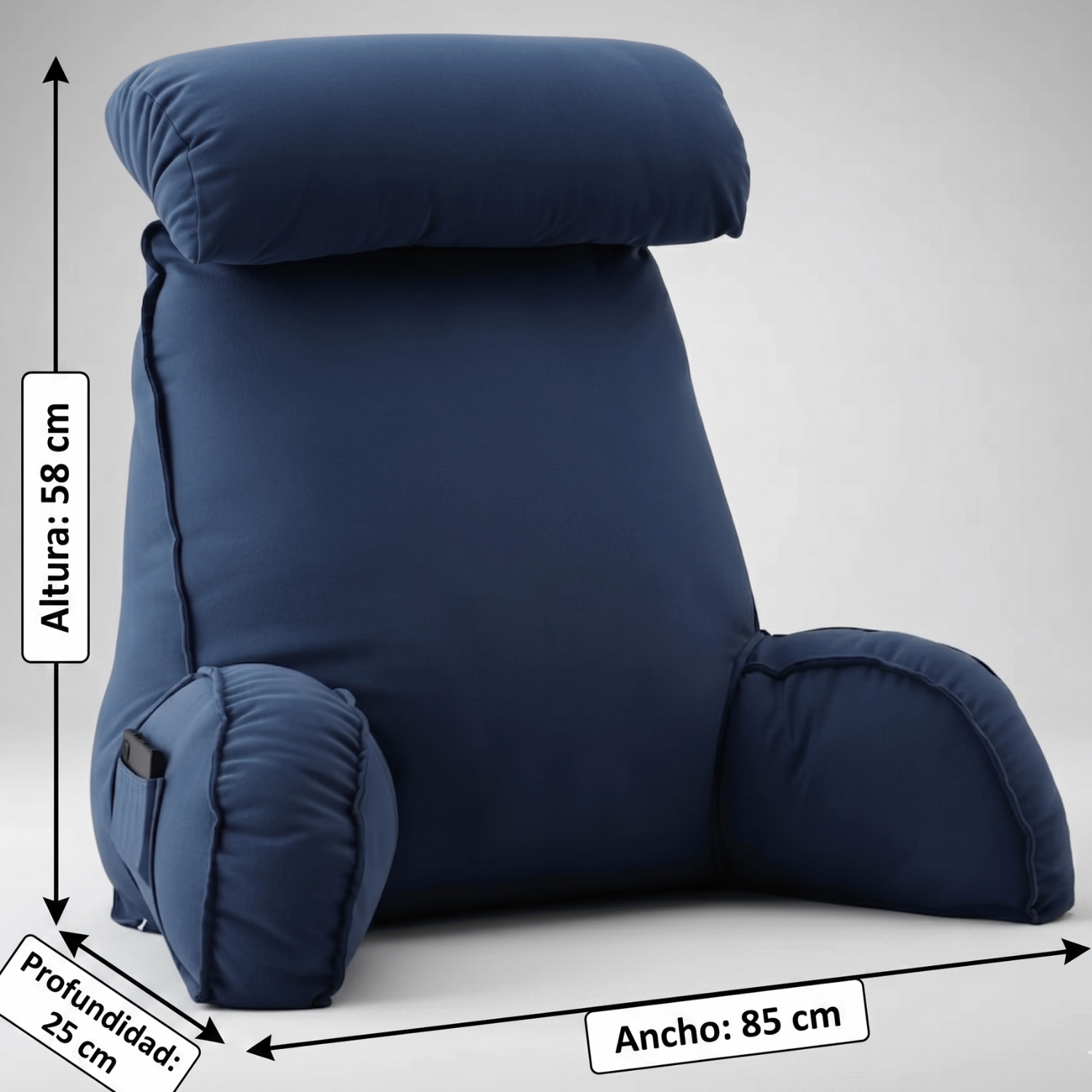 Cojín Reposa espalda Ergonómico Ideal Para Lectura Y Descanso-6