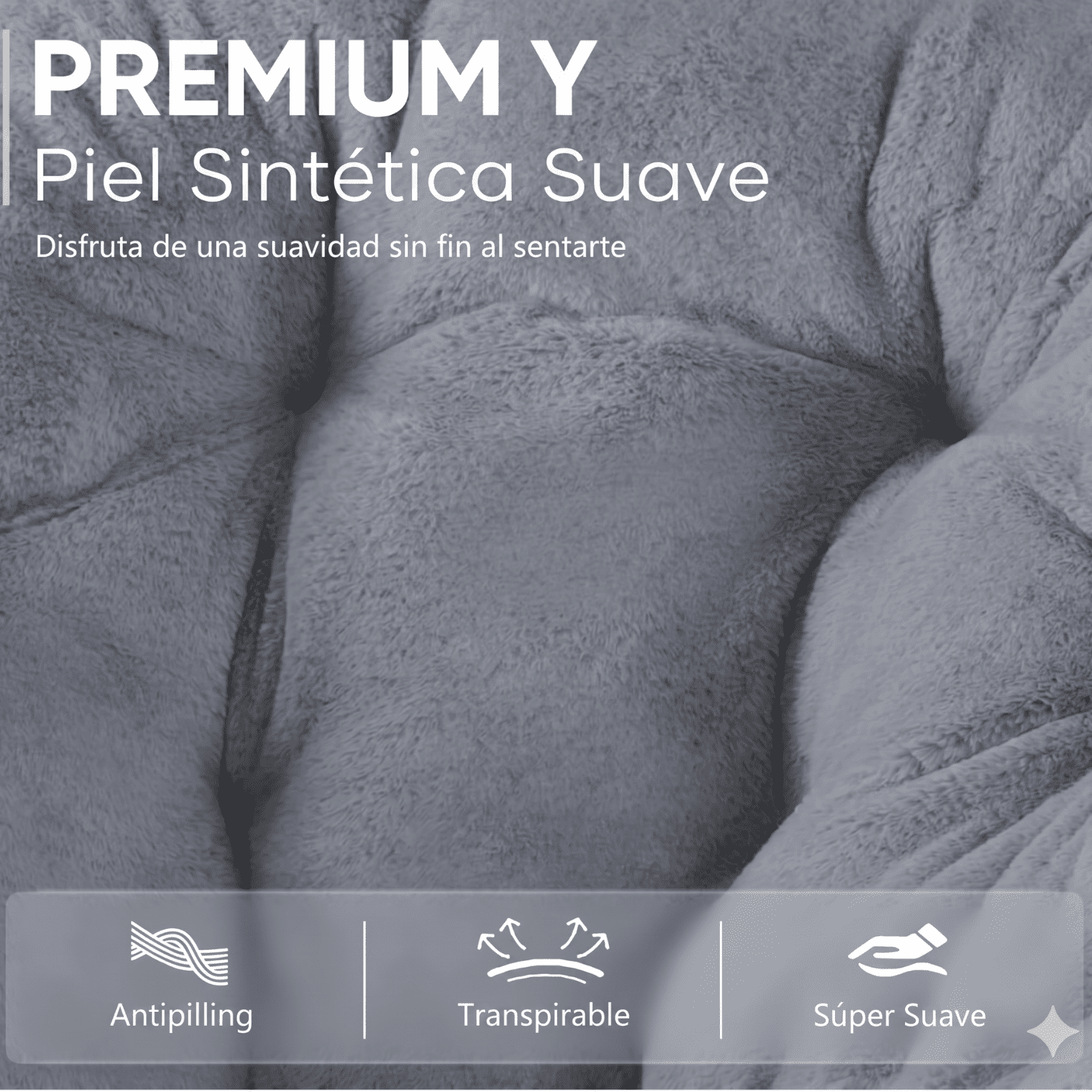 Silla Premium Moon Comodidad Acolchada Ultra Suave-6