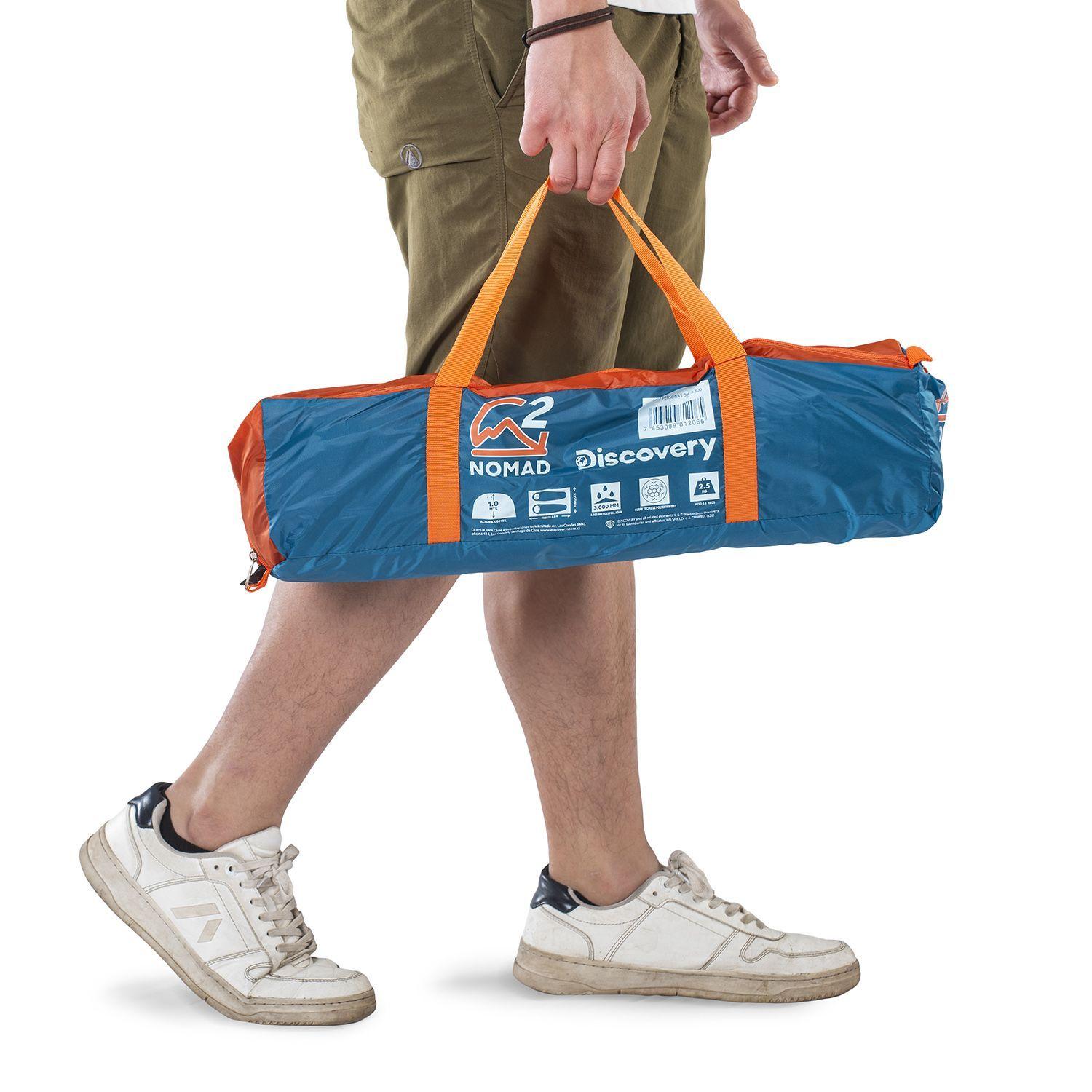 Carpa Camping 2 Personas Nomad Techo Largo 3000mm-7