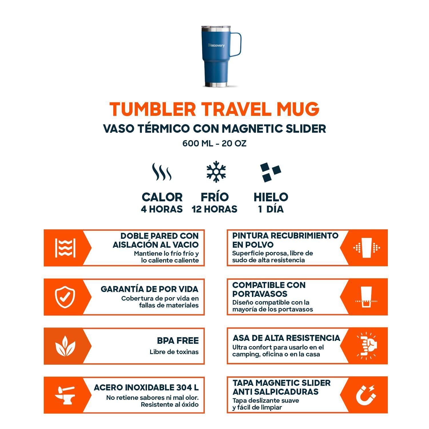 VASO TERMICO TAPA MAGNETIC SLIDER 600 ML TERMO MUG DISCOVERY-3