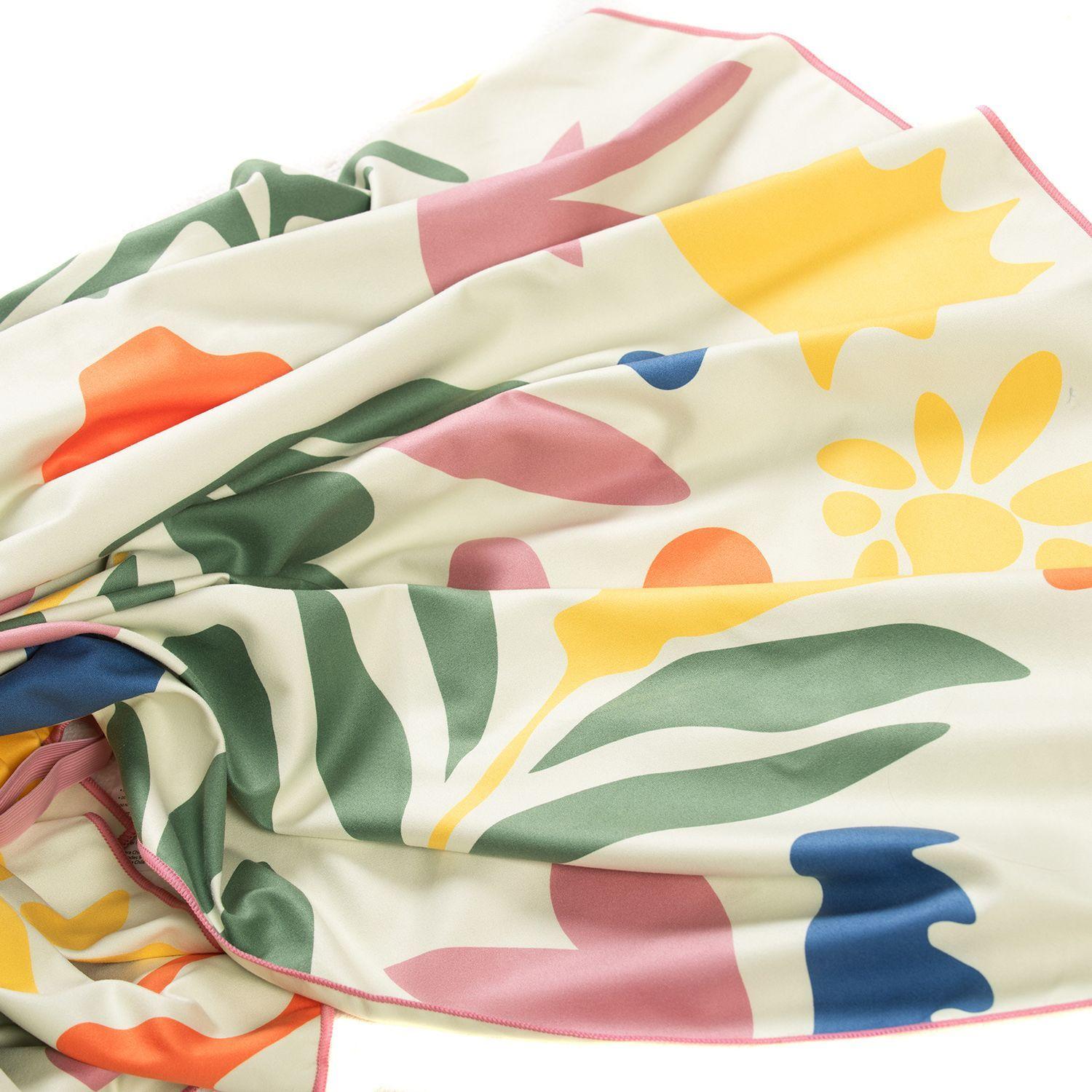 Toalla Microfibra grande Beach - Flowers Discovery (90 x 200)-5