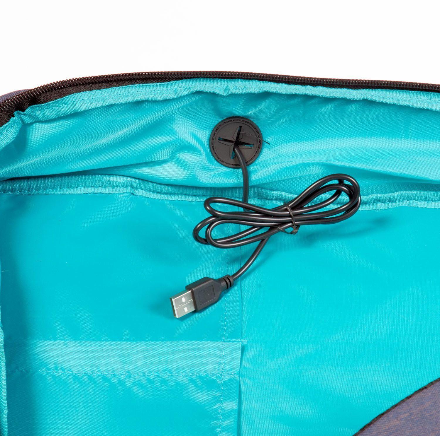 Mochila Manhattan Antirrobo 20L Gris-2