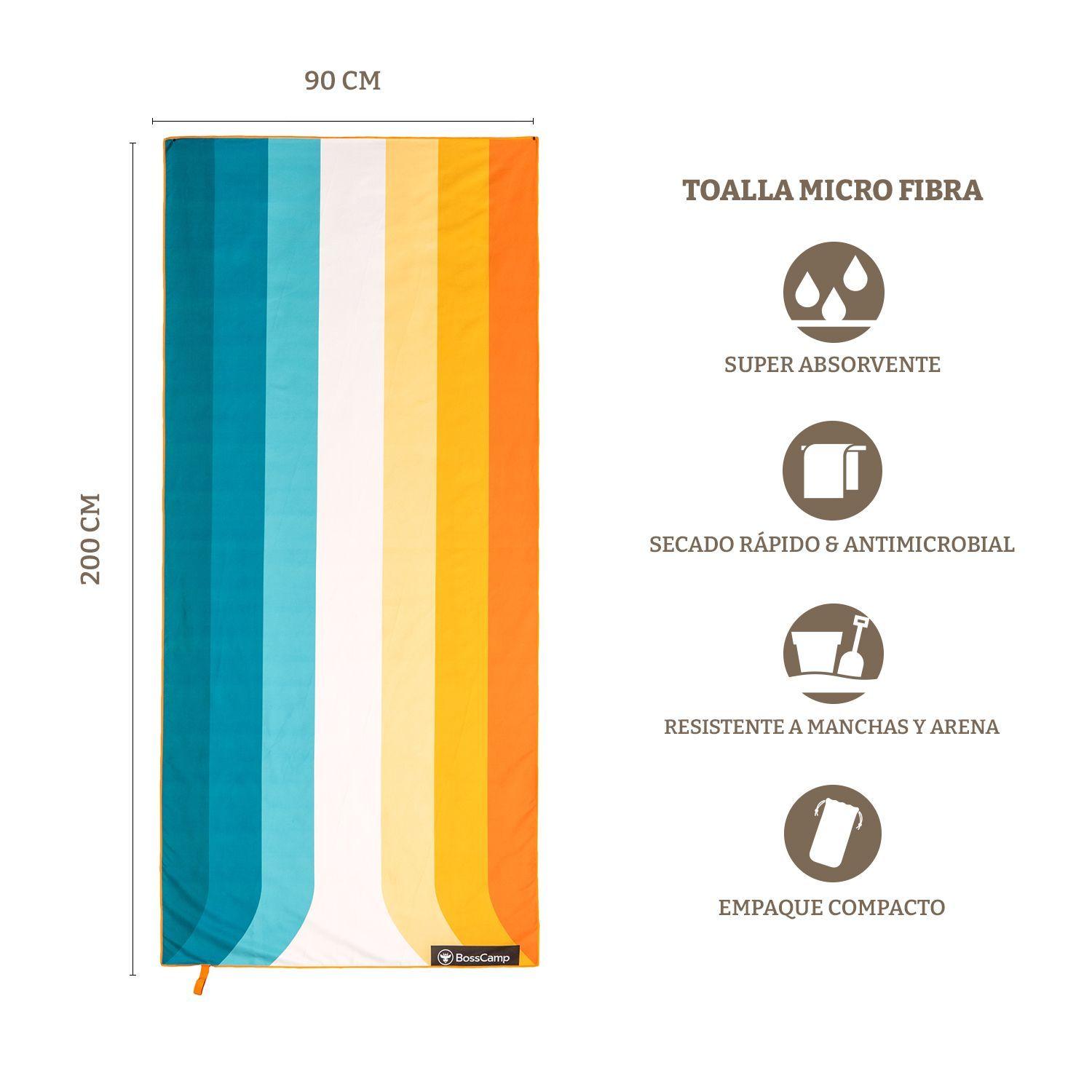 Toalla Playa Microfibra Grande XL Austral Bosscamp (90 x 200)-2