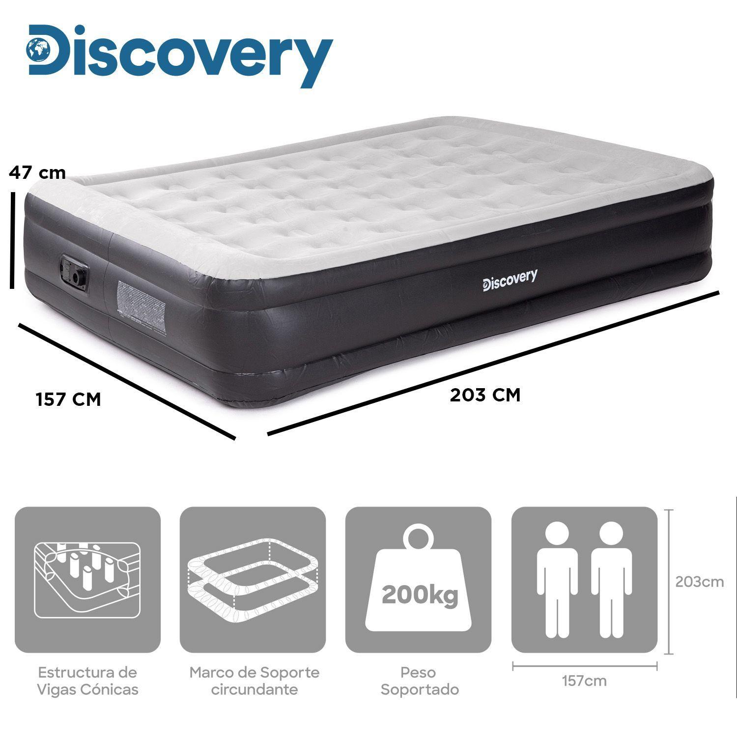 Colchón Cama Inflable Eléctrico Queen (2 plazas)-3