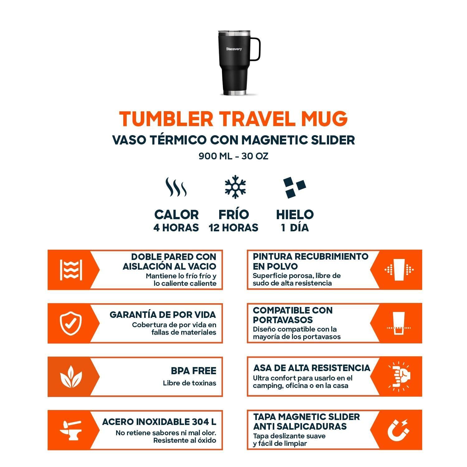VASO TERMICO TAPA MAGNETIC SLIDER 900 ML TERMO MUG DISCOVERY-3