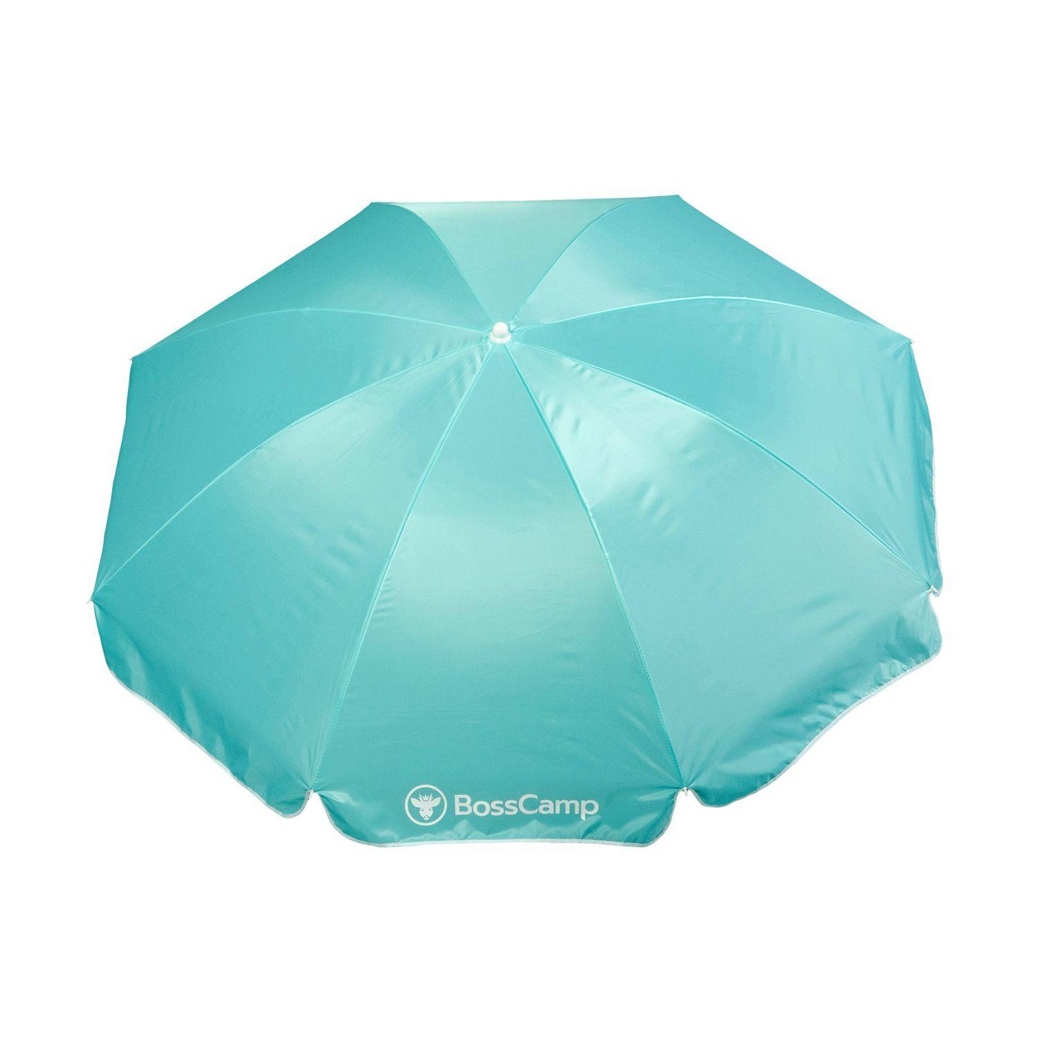 Quitasol Sombrilla Playa Grande 2,0 m UV+50 Menta Bosscamp-2