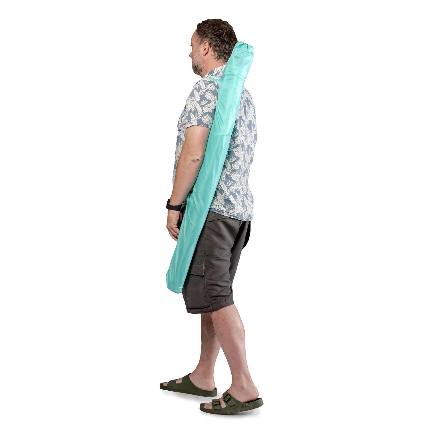 Quitasol Sombrilla Playa Grande 2,0 m UV+50 Menta Bosscamp-4