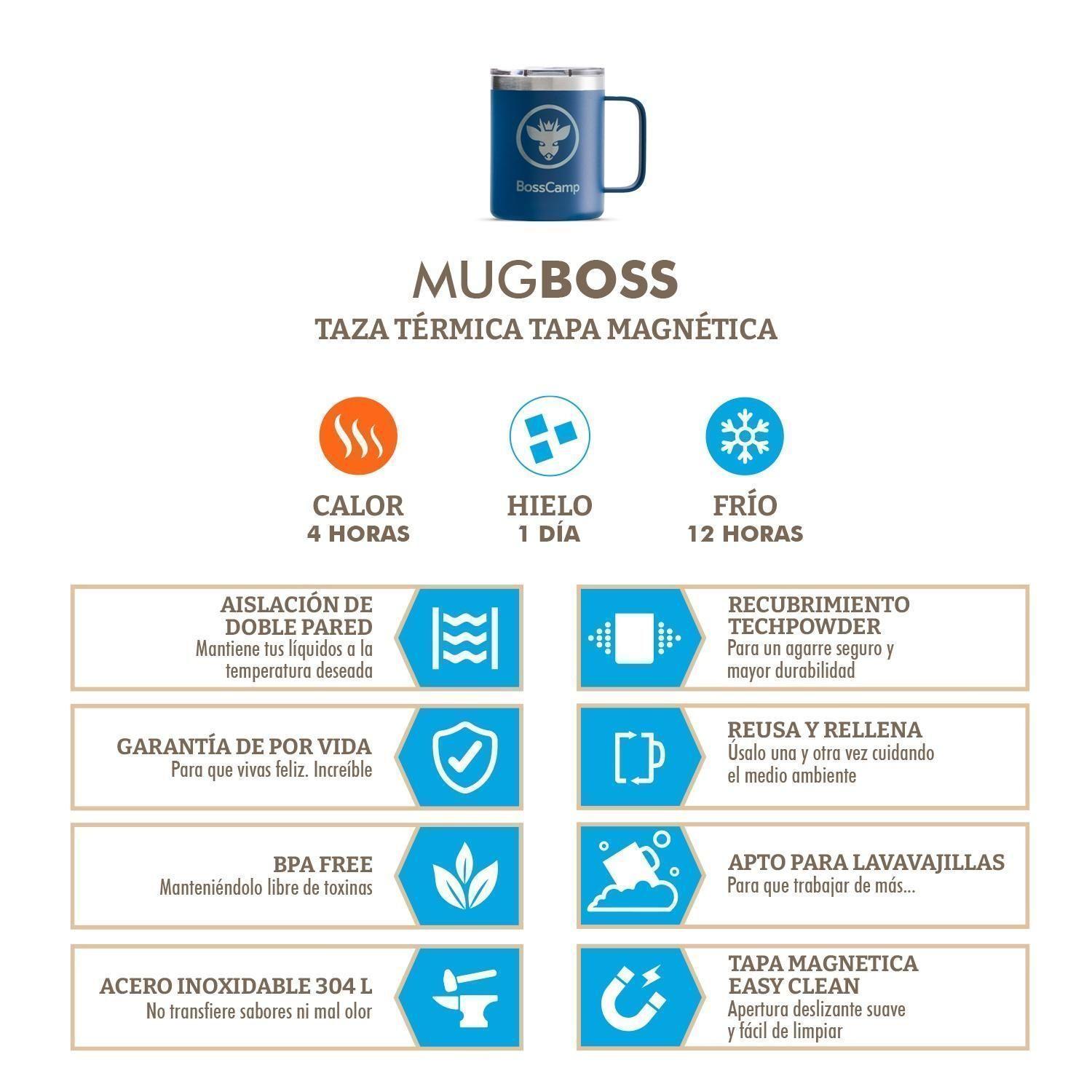 TAZA TERMICA TAPA MAGNETIC SLIDER 350 ML TERMO MUG BOSSCAMP-4