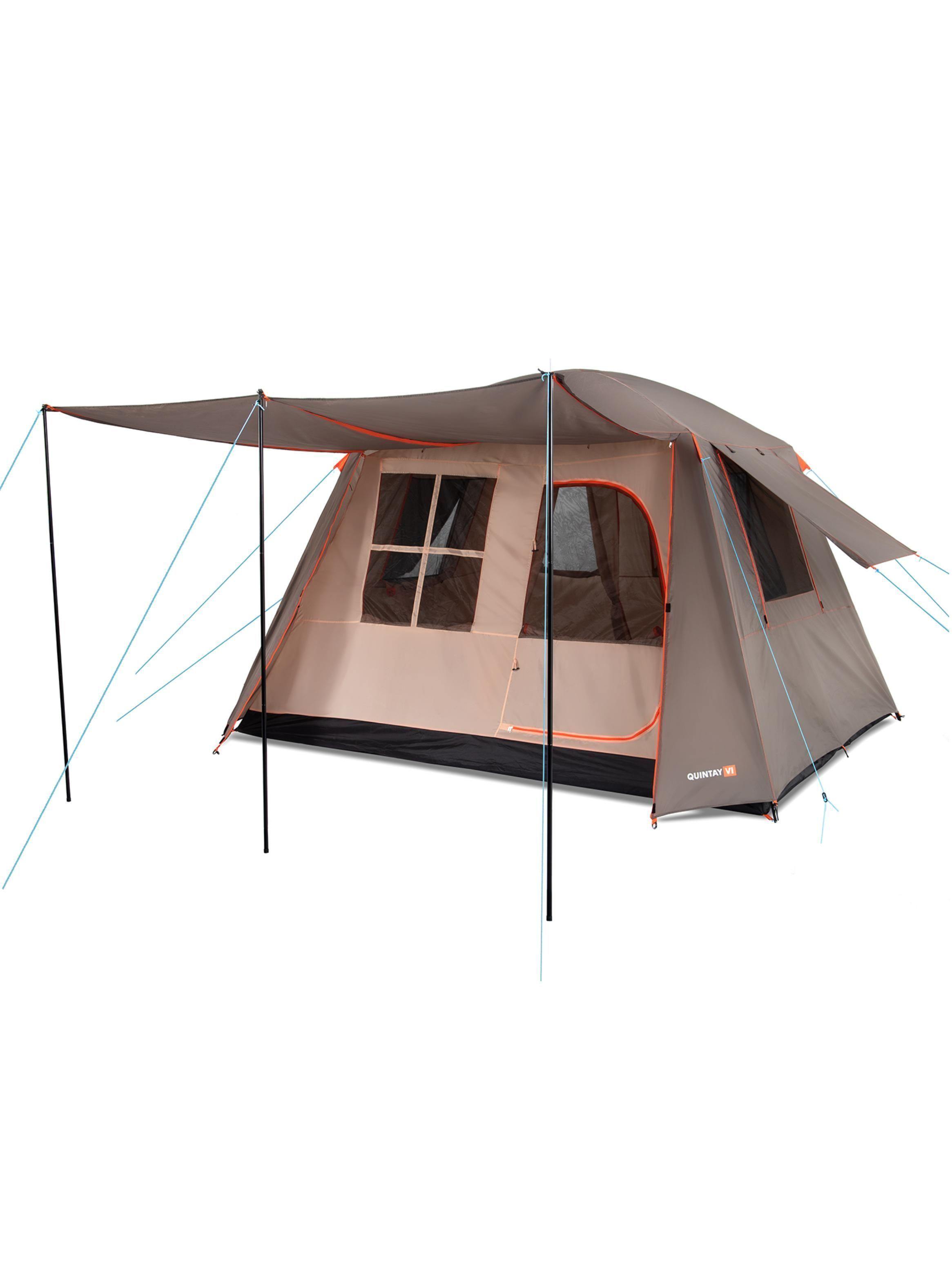 Carpa Quintay Vi 6 Personas Bosscamp 3000 Mm Cubre Techo Largo-1