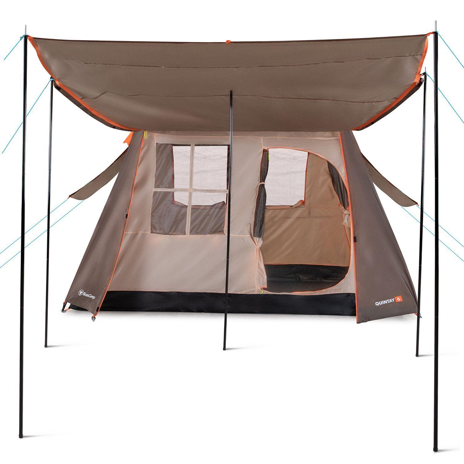 Carpa Quintay 6 Personas Bosscamp 3000 Mm Cubre Techo Largo Toldo Extendido-7